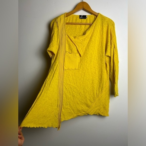 Fenini Artsy tunic long sleeve boho minimalist Thermal Top sweater Size S - Picture 4 of 9